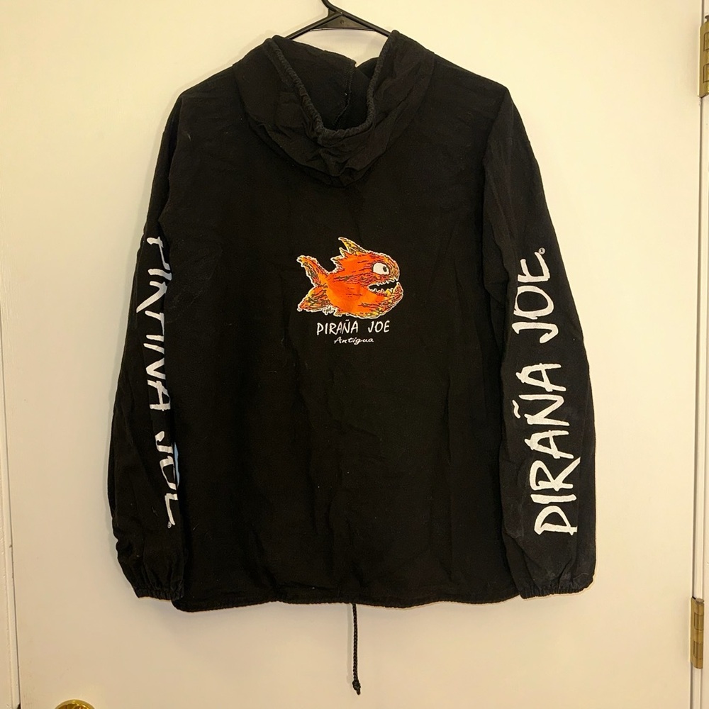 Vintage, PIRANA JOE black jacket. Antigua.